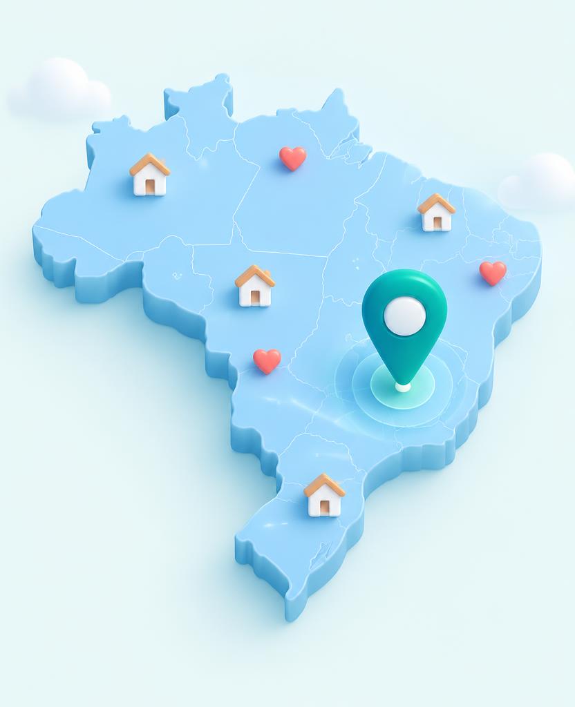 Selecione Estado e Cidade